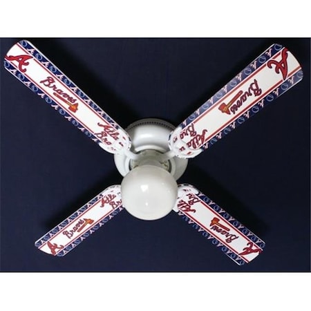 Ceiling Fan Designers Ceiling Fan Designers 42FAN-MLB-ATL MLB Atlanta Braves Baseball Ceiling Fan 42 In. 42FAN-MLB-ATL